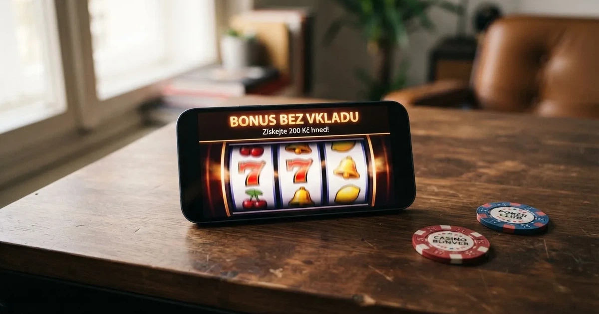 Koláž registračních obrazovek deseti českých online kasin s vyznačenými poli pro aktivaci bonusu bez vkladu